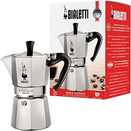Bialetti - Moka Express 9 Cups (14 Oz - 420 Ml), Aluminum