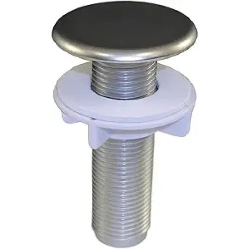 Danco 89478 Sink Hole Cover, 1-3/4 In W, 3 In L Shank, Plastic, Brushed Nickel