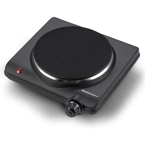 Elite Gourmet Countertop Cast Iron Electric Hot Plate - countertop Burners
