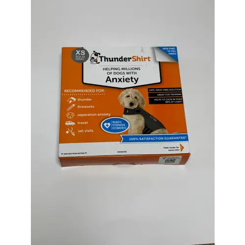 ThunderShirt for Dogs X Small Platinum Sport - Dog Anxiety Relief Calming Vest