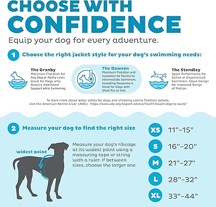Outward Hound Dawson Swim Red Dog Life Jacket-Large