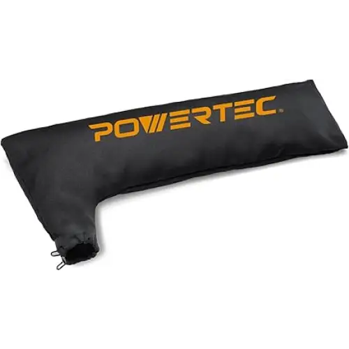 Powertec Table Saw Dust Collector Bag with Loop Dust Bag and Zipper 2-1/2" Dust Port