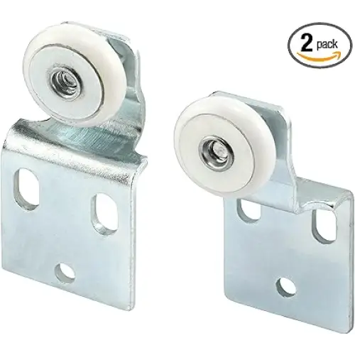 Prime-Line N 7533 Sliding Closet Door Roller Kit, 3/4 In. Wheel Diameter (2 Pack)