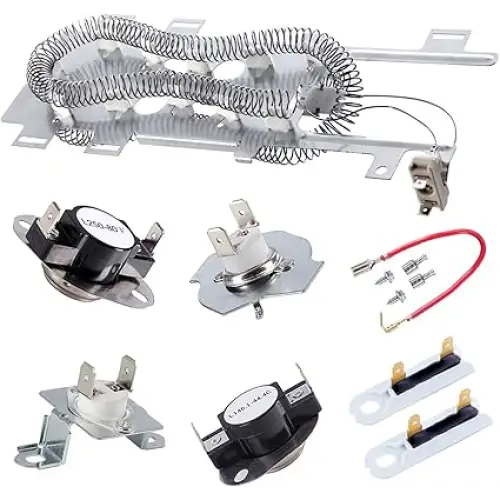 SUMNEW 8544771 Dryer Heating Element 279816 Thermostat Cut Off,279973 3392519 Dryer Thermal Fuse Compatible with maytag