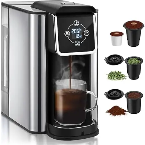 SIFENE Single Serve Coffee Machine 3 in 1 Pod Coffee Maker For K-Pod Capsule - Coffee Machines