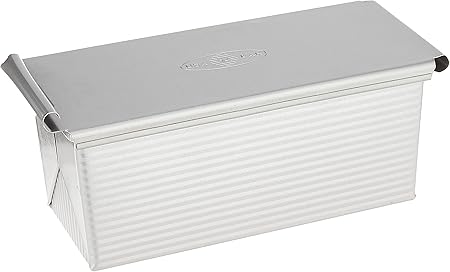 USA Pan Bakeware Pullman Loaf Pan With Cover, 9 x 4 inch