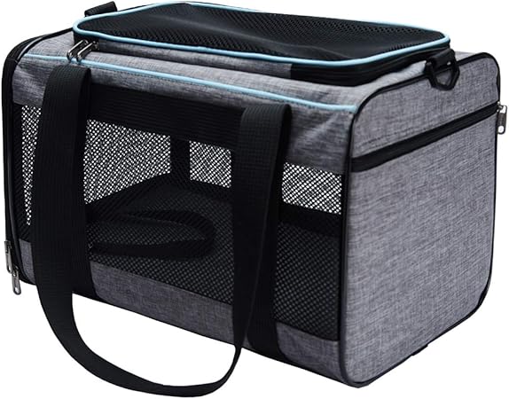 Vceoa 17.5x11x11 Inches Cat, Dog Carrier for Pets Up to 16 Lbs