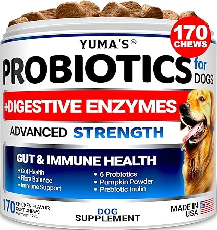 Yuma's Probiotics for Dogs and Digestive Enzymes