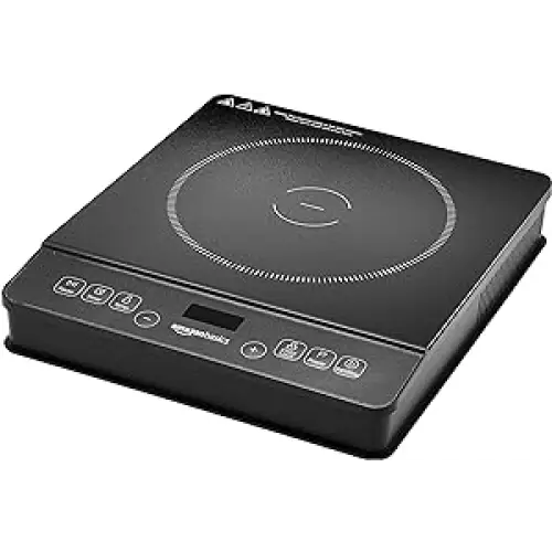 Amazon Basics 1800W Portable Induction Cooktop Burner