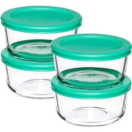 Anchor Hocking Glass Food Storage Containers with Snugfit Lids - Food Storage & Organization
