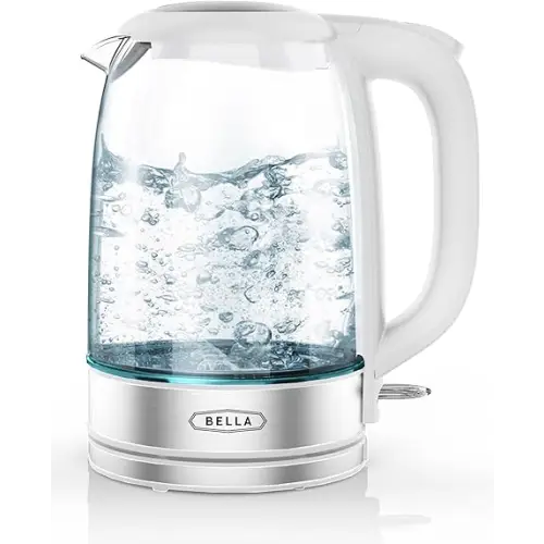 bella Electric Kettle and Water Boiler 1.7L LED Color Changing Portable Tea Pot