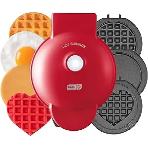 DASH Multimaker Mini System - Waffle Maker with Five 4” Removable Plates - Waffle Irons