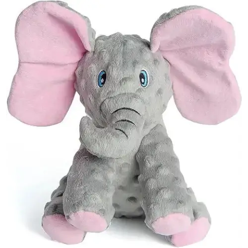 DODODOLA Dog Toys Puppy Toys Cute Squeaky Elephant Dog Toy