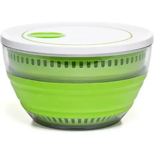 Progressive International- Prepworks 4 Quart Space Saving Folding Collapsible Salad Spinner - Commercial Kitchen