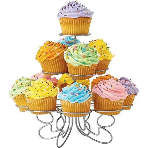 Wilton Cupcakes `n More 24-Count 4-Tier Mini Dessert Stand - Kitchen