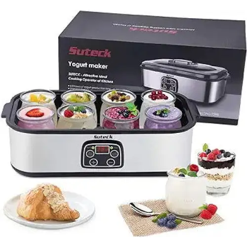 Suteck Yogurt Maker Machine Digital LCD Display with Constant Temperature Control