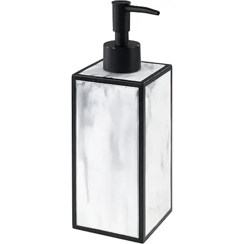 Avanti Linens - Soap Dispenser/Lotion Pump, Guest Bathroom Essentials, Modern Home Decor (Jasper Collection)