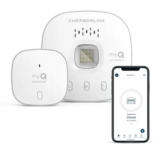 CHAMBERLAIN Smart Garage Control - Wireless Garage Hub and Sensor with Wifi & Bluetooth