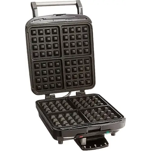 Cuisinart 4-Slice Belgian Waffle Maker, Stainless Steel/Black