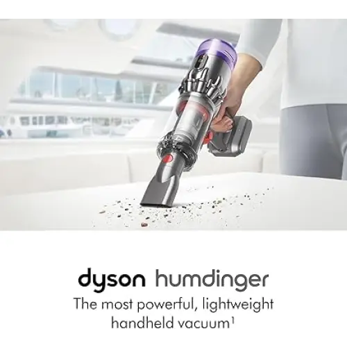 Dyson Humdinger Handheld Vacuum Cleaner, Silver, Small