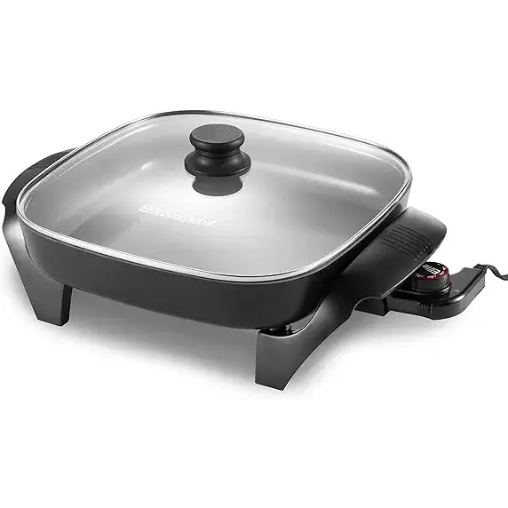 Elite Gourmet Ceramic Coated Electric Skillet