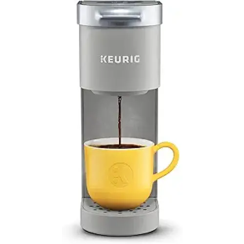 Keurig K-Mini Single Serve K-Cup Pod Coffee Maker, 6 to 12oz Brew size, with Cord Storage, Perfect for Small Spaces, Studio Gray