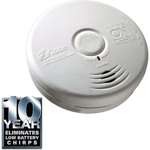 Kidde P3010K-CO Photoelectric Smoke and Carbon Monoxide Alarm with 10 Year Sealed Battery