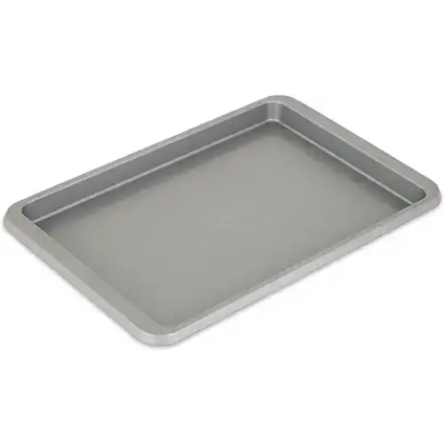 KitchenAid 9x13in Nonstick Aluminized Steel Baking Sheet Contour Silver - Baking Sheets