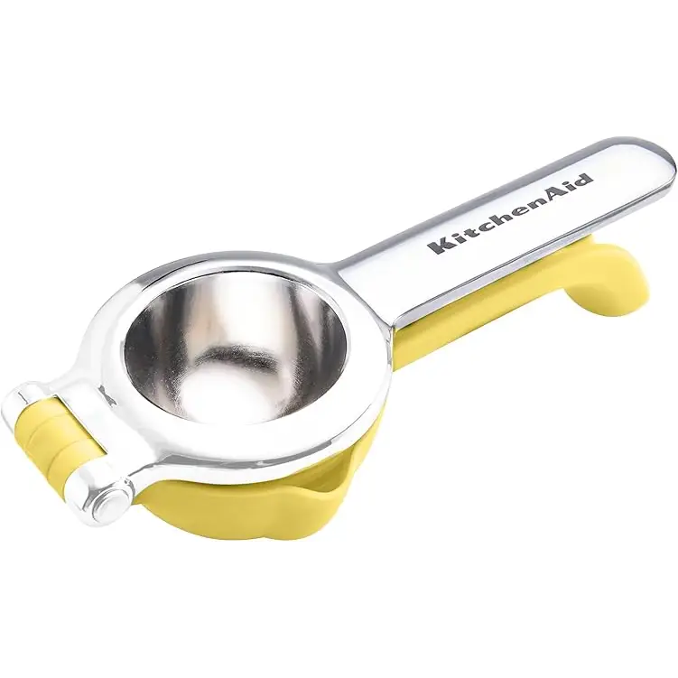 KitchenAid Citrus Juice Press Squeezer for Lemons and Limes with Seed Catcher and Pour Spout