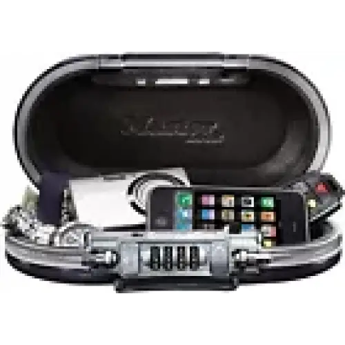 Master Lock Portable Small Lock Box, Set Your Own Combination