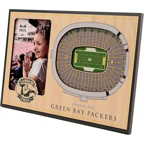 YouTheFan NFL Green Bay Packers 3D StadiumViews Picture Frame - Decorative Accessories