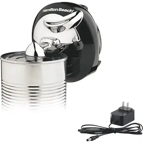 Hamilton Beach Walk â€™n Cut Electric Can Opener for Kitchen Use On Any Size Automatic and Hand-Free Cordless &