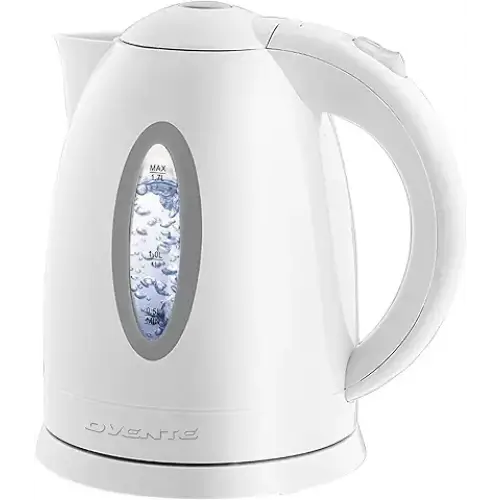 OVENTE Electric Kettle Hot Water Heater 1.7 Liter - BPA Free Fast Boiling Cordless Water Warmer - Auto Shut Off Instant