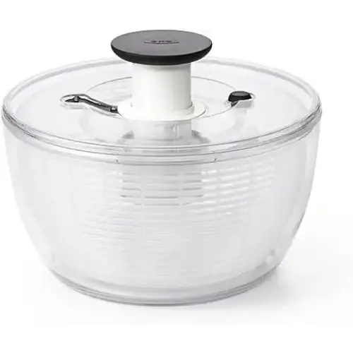 Patented Brake Stops Salad Spinner