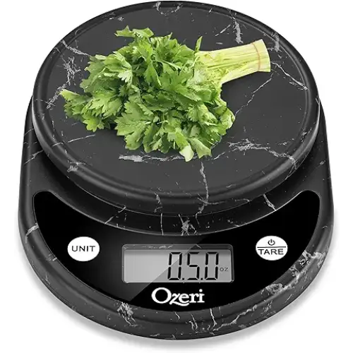 Ozeri Pronto Digital Multifunction Kitchen and Food Scale,Black Marble - Measuring Tools